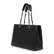 Authentique seconde-main vintage Chanel Black GST Xl Tote Bag achète en ligne webshop LabelLOV