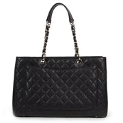 Authentic second-hand vintage Chanel Black GST Xl Tote Bag buy online webshop LabelLOV