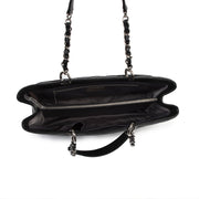 Authentieke tweedehands vintage Chanel Black GST Xl Tote Bag koop online webshop LabelLOV