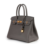 acheter en ligne seconde main Hermès Birkin 30 Togo Ettain GHW