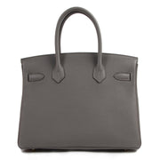 100% authentic hard to find Hermès Birkin 30 Togo Ettain GHW