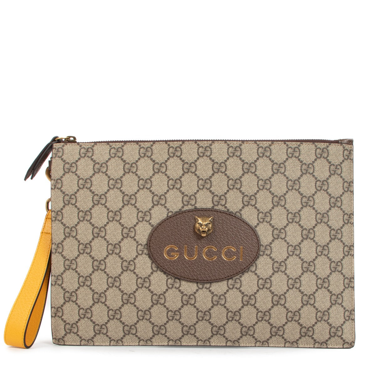 shop authentic second hand Gucci Neo Vintage GG Supreme Clutch on Labellov.com
