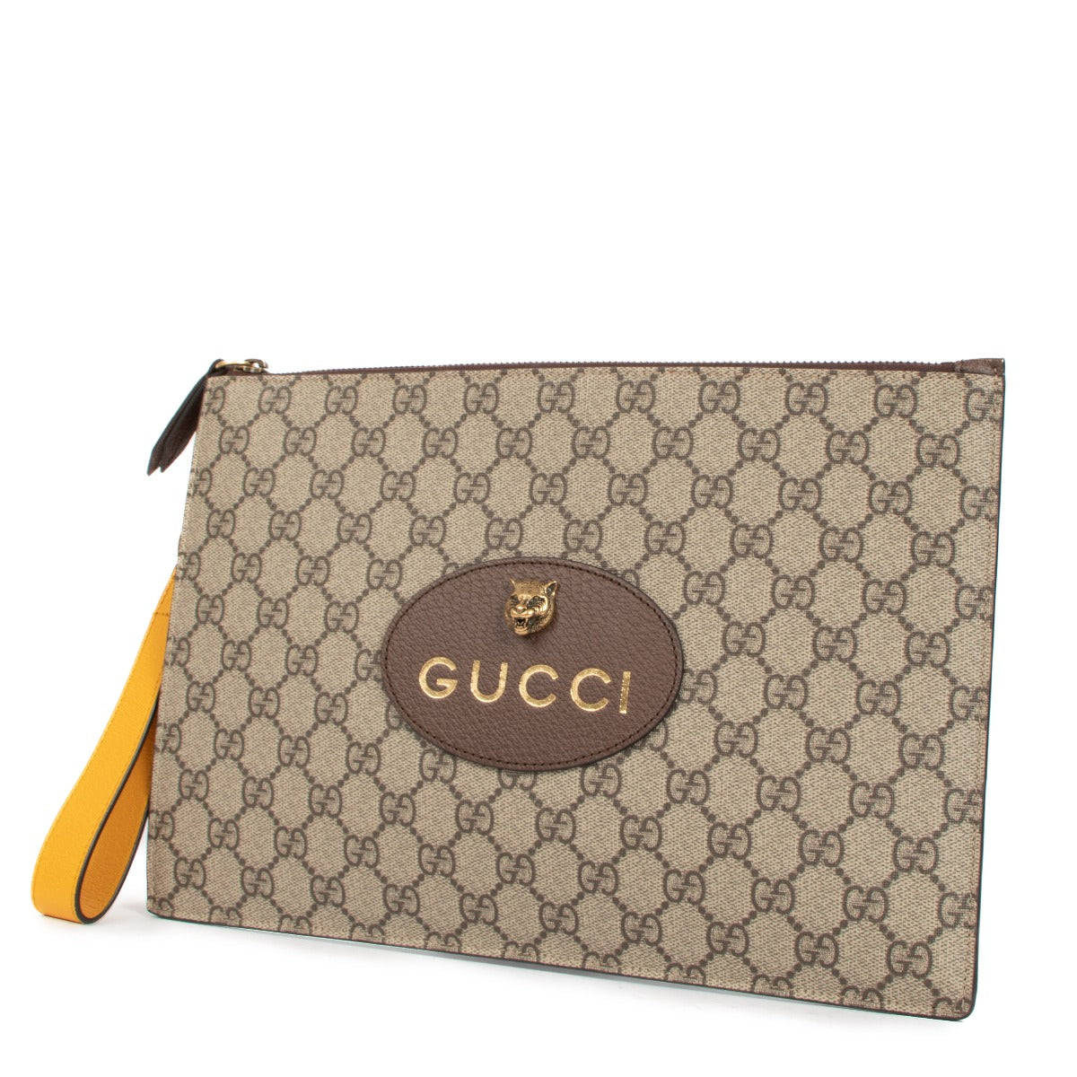 shop authentic second hand Gucci Neo Vintage GG Supreme Clutch on Labellov.com