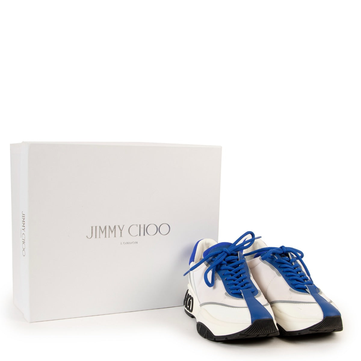 Shop online second hand luxury high end designer Jimmy Choo Raine Neoprene Sneakers at Labellov