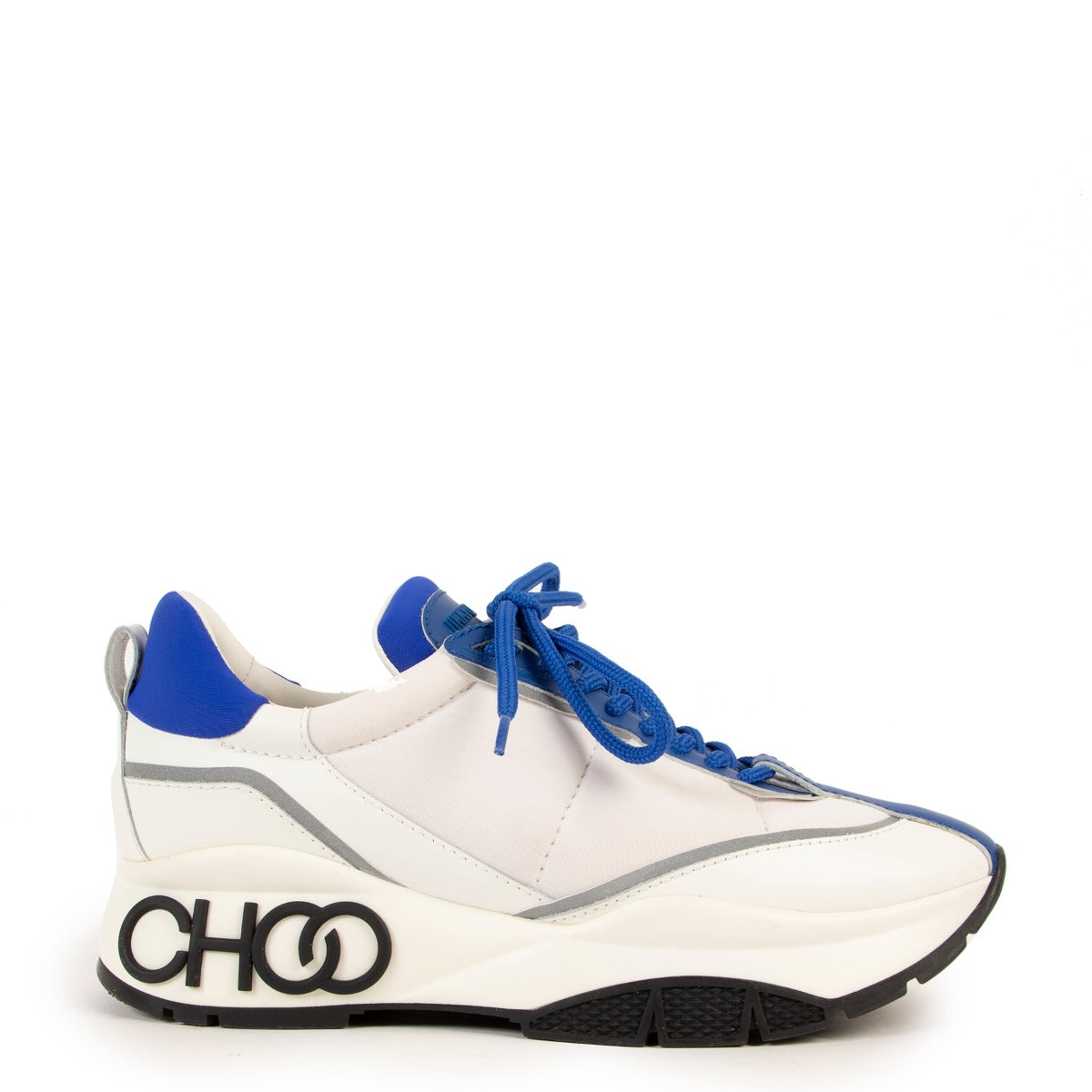 Shop online second hand luxury high end designer Jimmy Choo Raine Neoprene Sneakers at Labellov