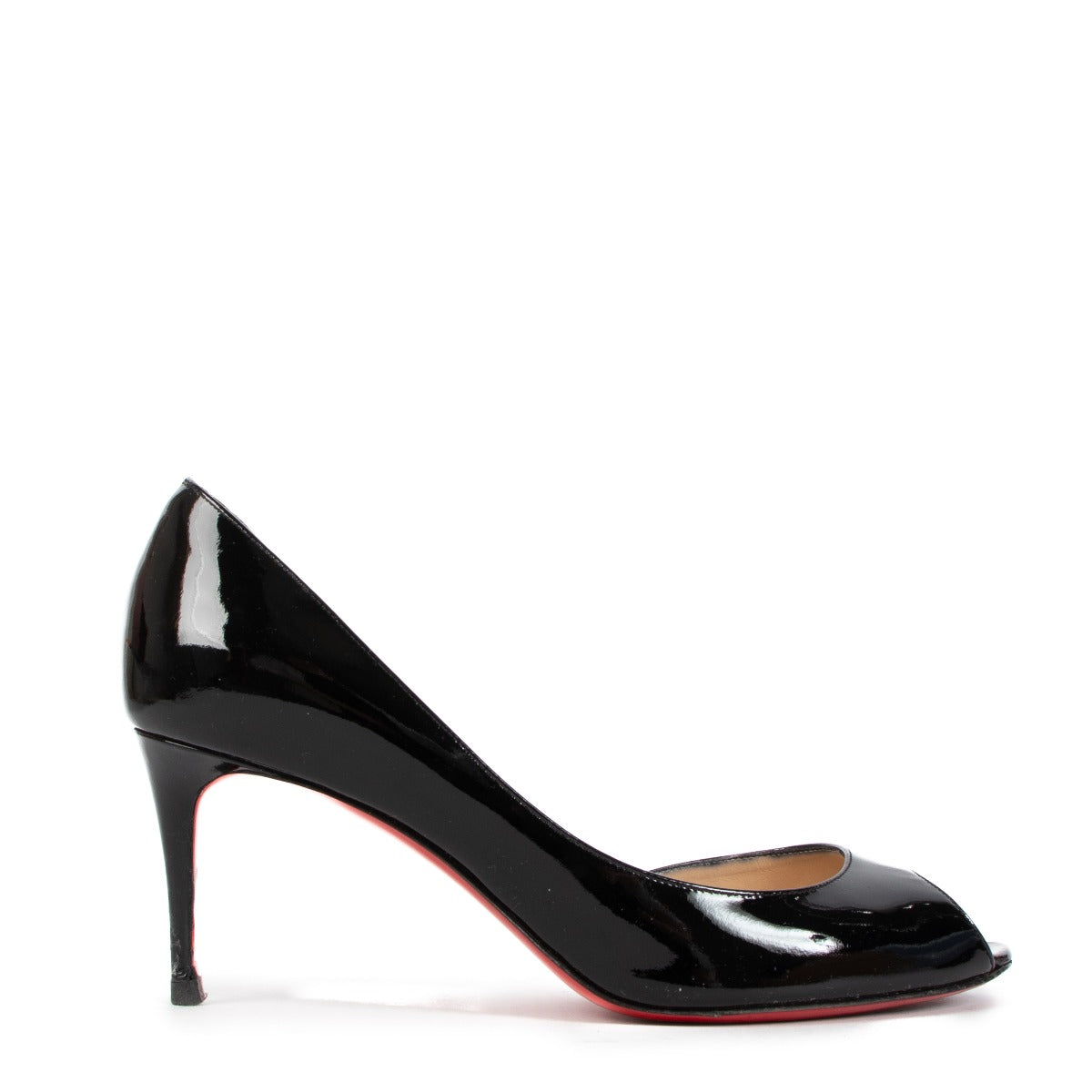 Christian Louboutin Black Demi You 70 Heels - Size 39