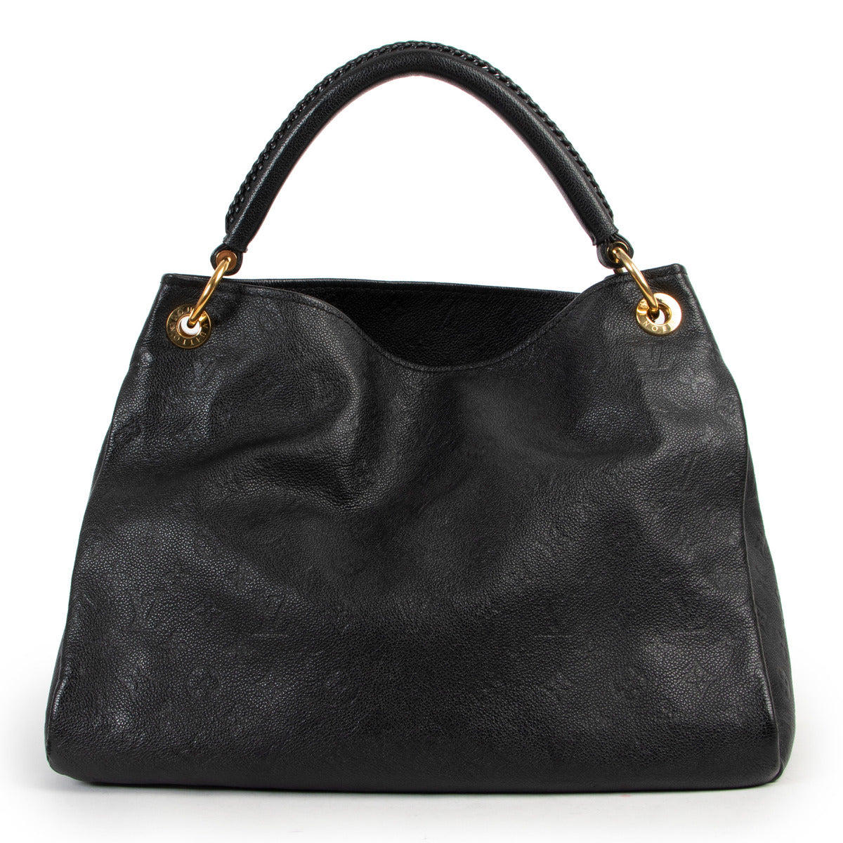 Louis Vuitton Black Artsy MM Monogram Empreinte Leather