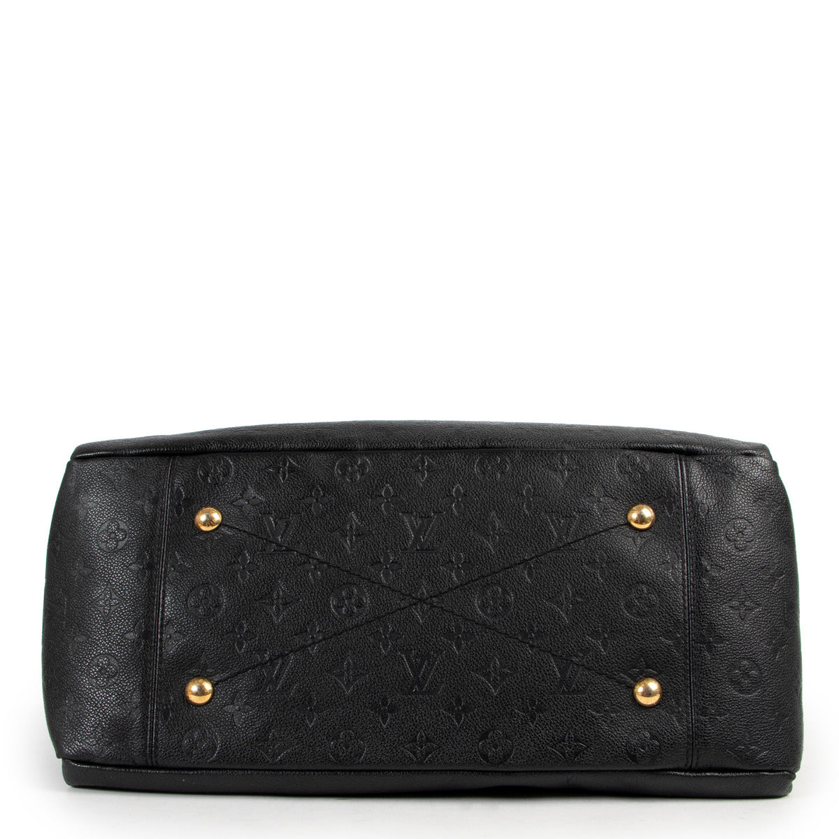 Louis Vuitton Black Artsy MM Monogram Empreinte Leather