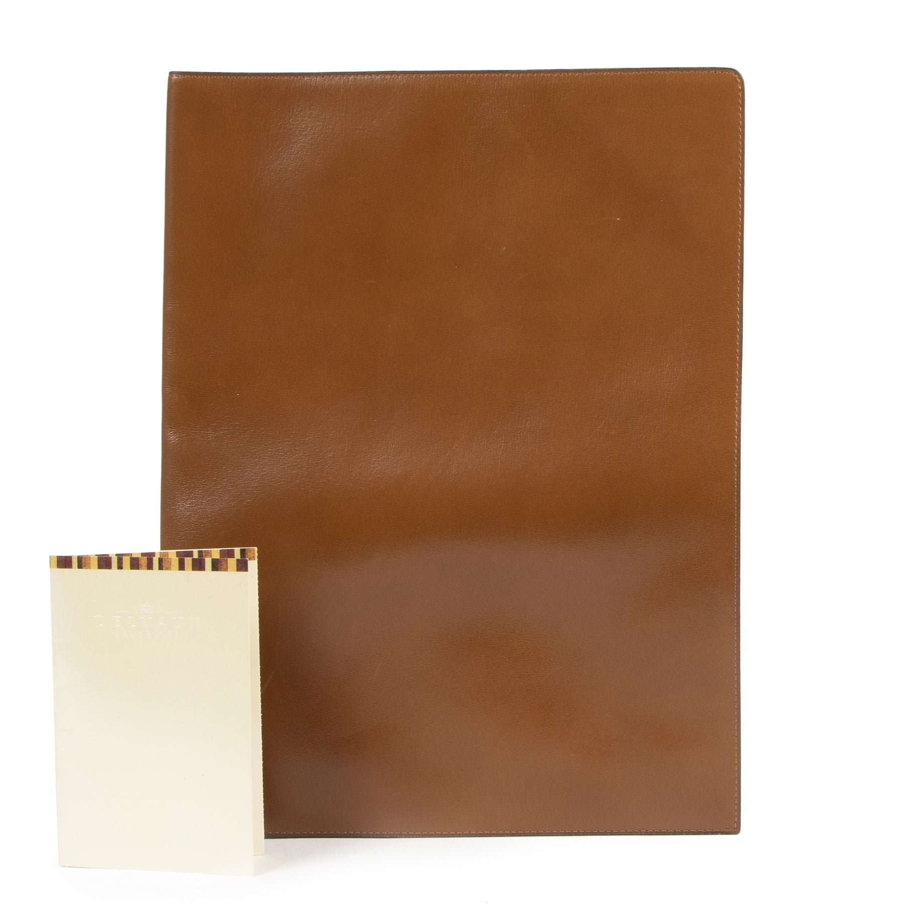 Authentic secondhand Delvaux Cognac Leather Document Holder designer accessories fashion luxury vintage webshop safe secure online shopping