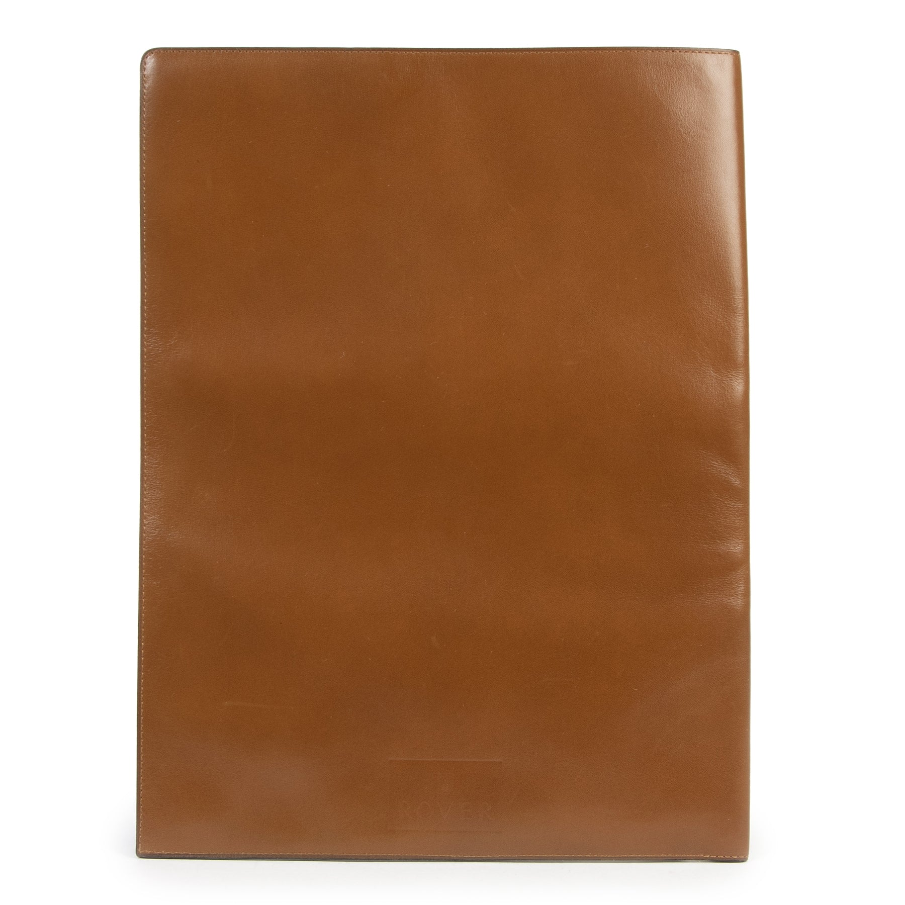 Authentieke Tweedehands Delvaux Cognac Leather Document Holder juiste prijs veilig online shoppen luxe merken webshop winkelen Antwerpen België mode fashion