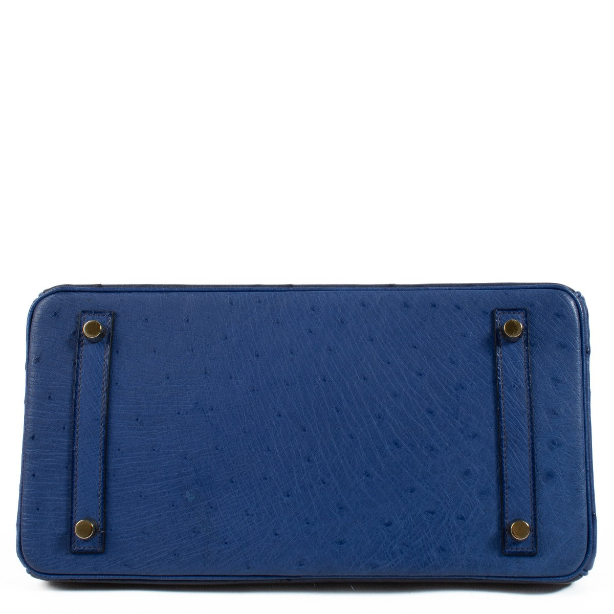 Hermès Birkin 30 Ghillies Bleu Saphir/Bleu Iris/Bleu de Malte Ostrich PBHW