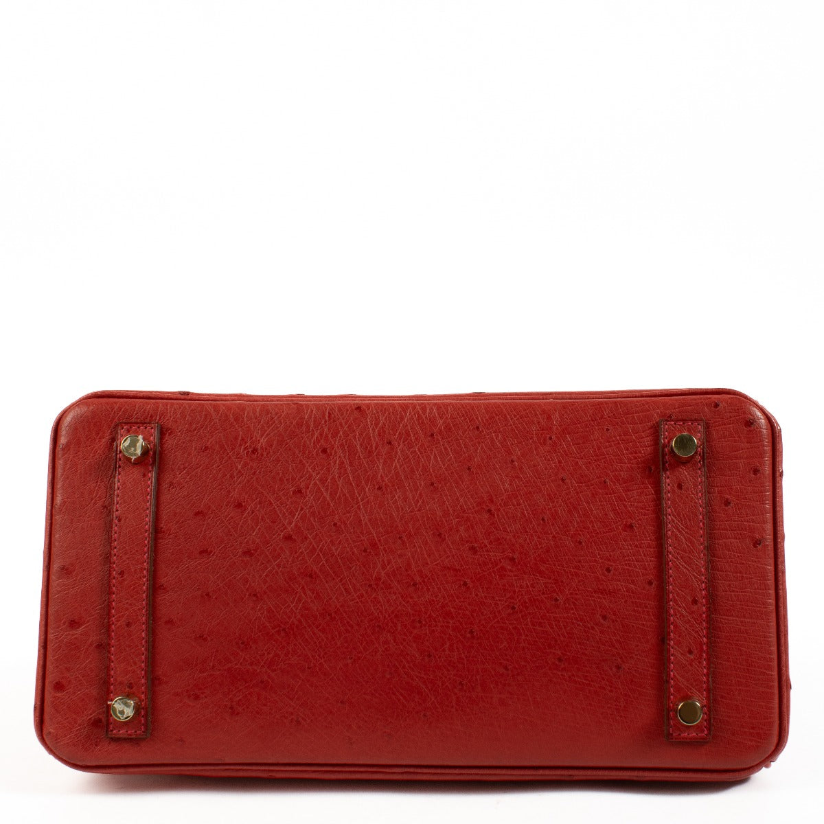 Hermès ostrich Birkin 30 Rouge Vif