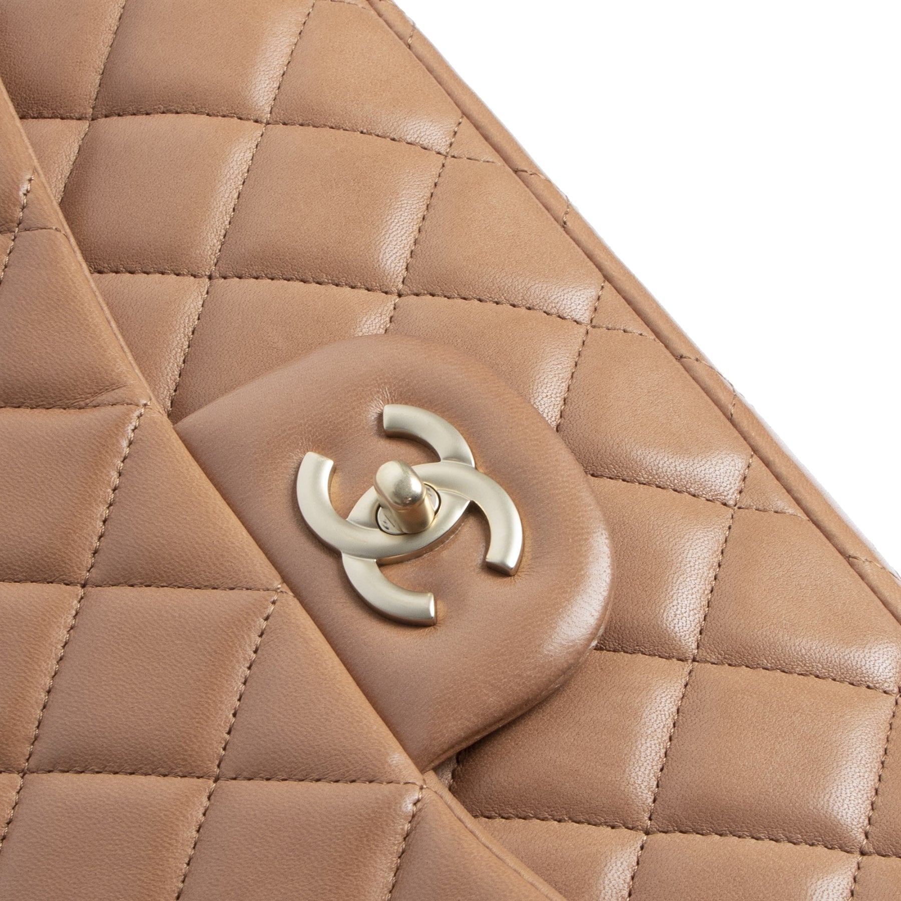 skip the waitinglist shop safe online Chanel Jumbo Camel Lambskin Classic Flap Bag