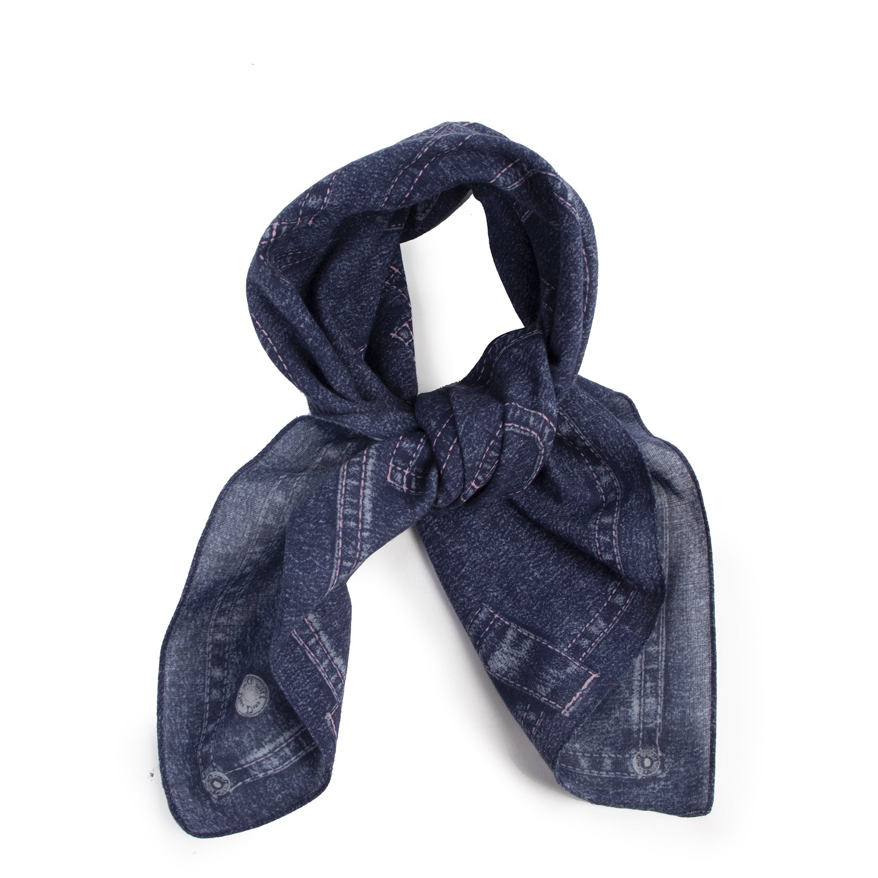 Authentic secondhand Christian Dior Jeans motif Scarf designer bags luxury vintage webshop fashion safe secure online shopping