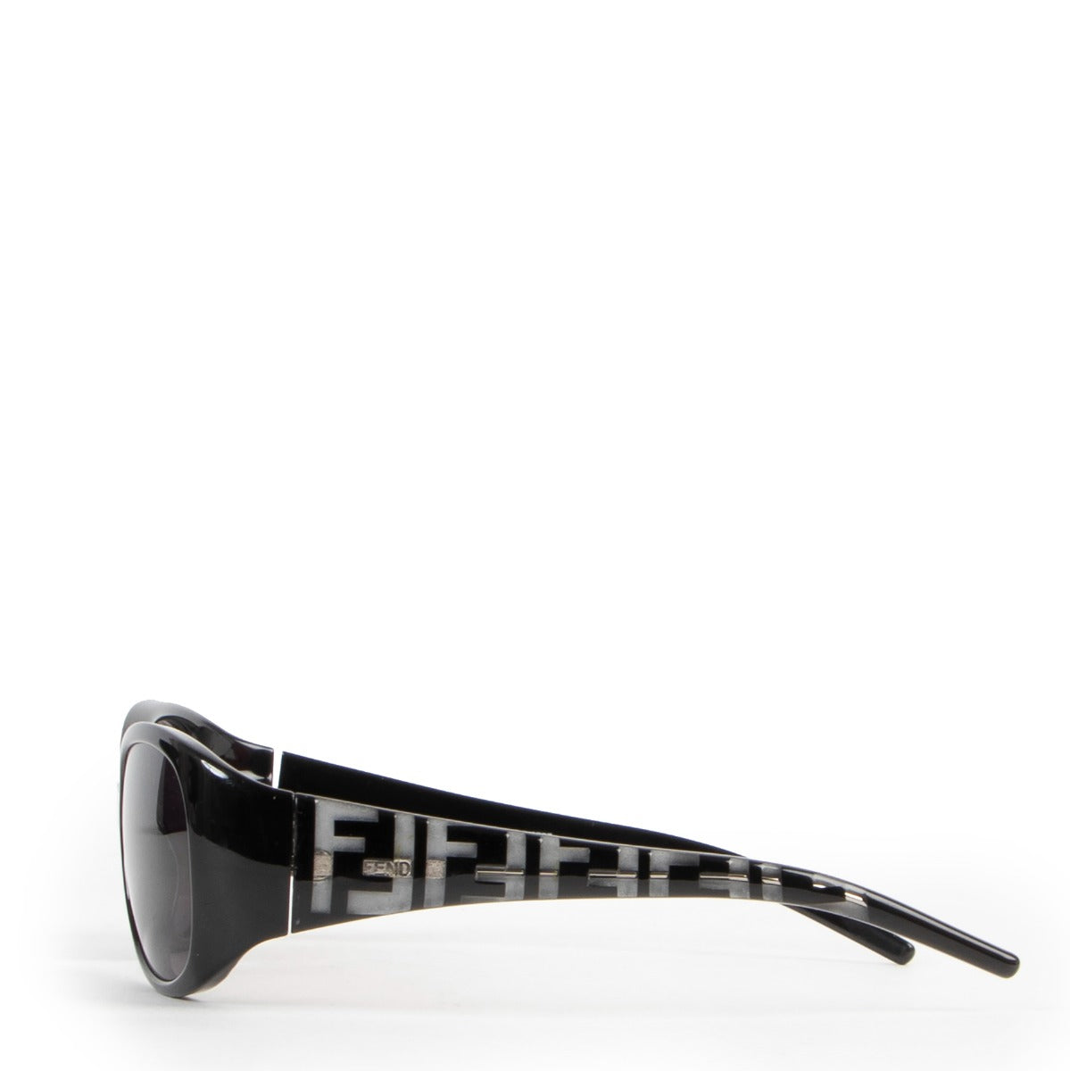 Fendi Vintage FS407 Black Logo Sunglasses