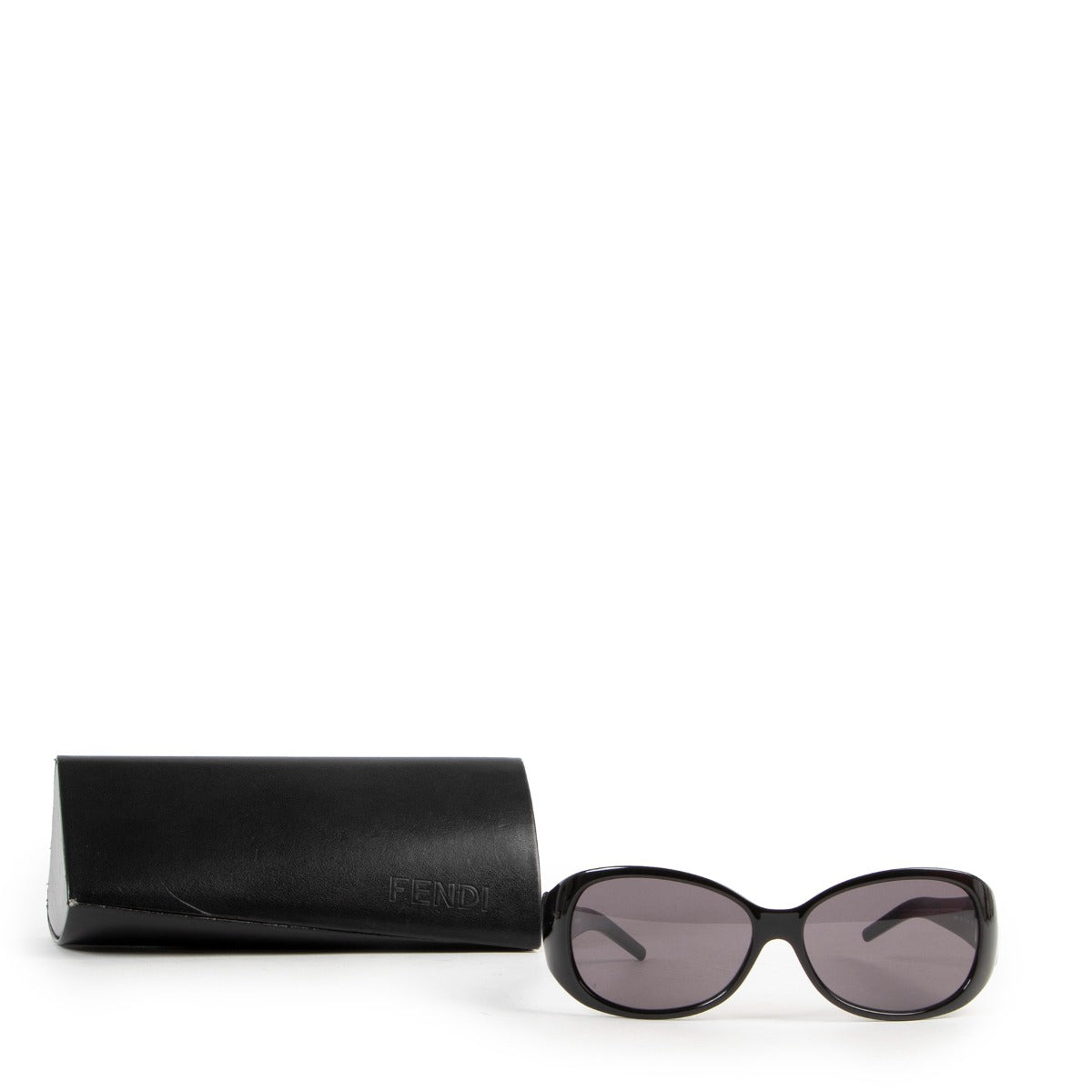 Fendi Vintage FS407 Black Logo Sunglasses