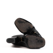Buy authentic second-hand Gucci Black Leather Buckle Kesha Boots in Size 38 in very good condition at Labellov in Antwerp.