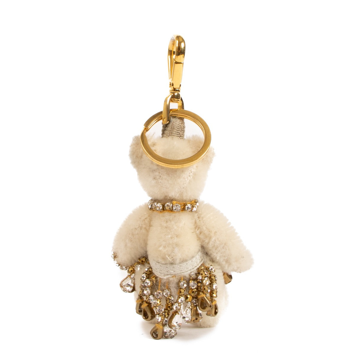 Prada, Prada Milano, Key chain, Prada bear, Prada crystal bear, bear keycharm, Preloved, Labellov, Antwerp,