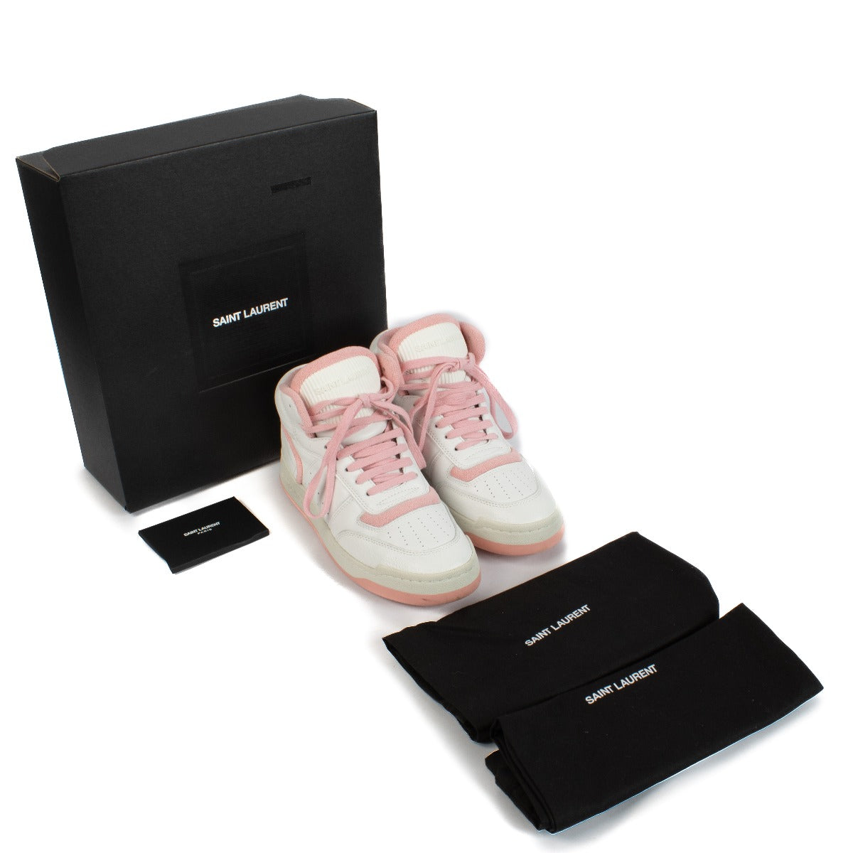 shop 100% authentic second hand Saint Laurent Pink Sneakers - Size 38 1/2 on Labellov.com