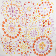 Ferragamo Petal Printed Silk Foulard