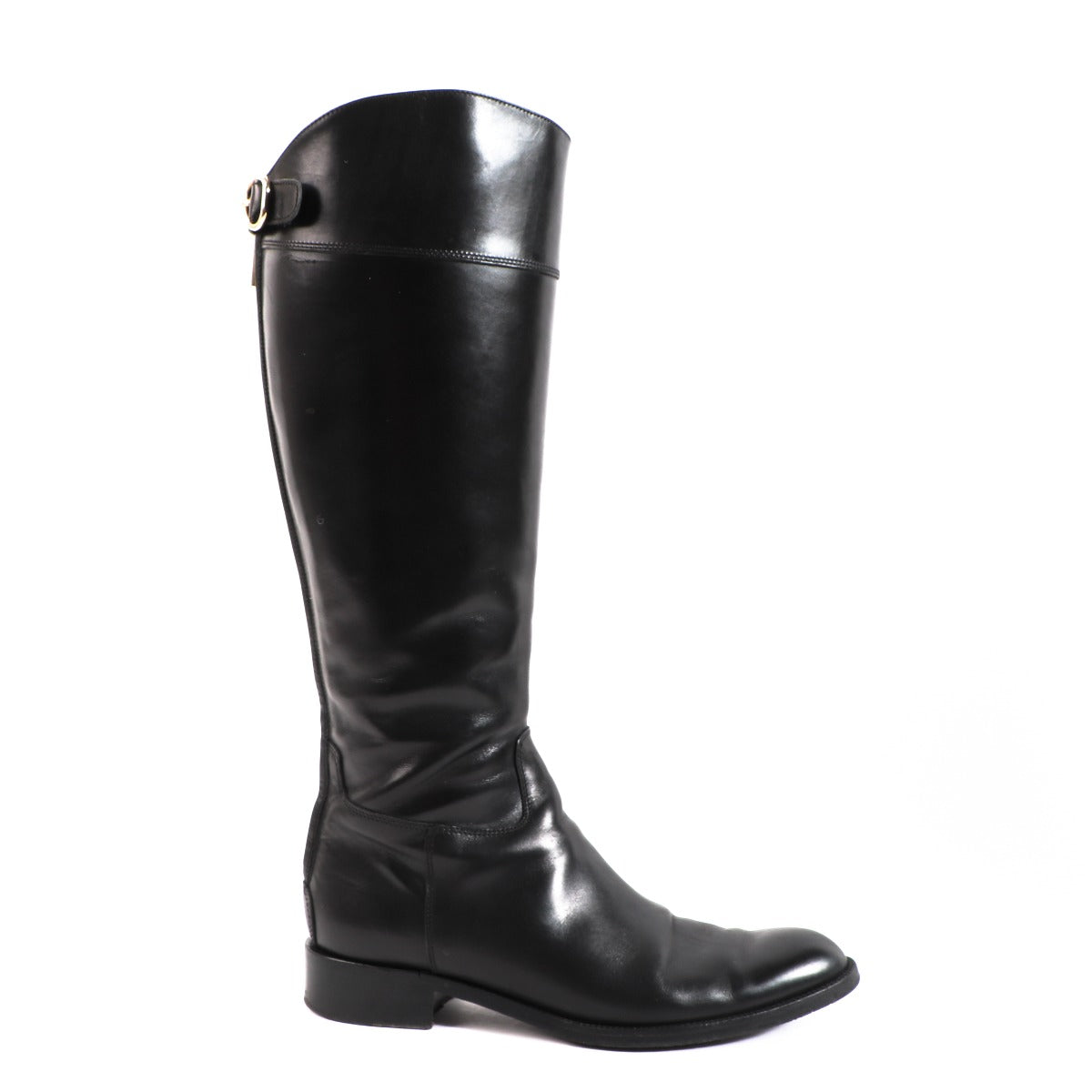 Buy authentic second-hand Fratelli Rossetti Black Leather Boots in Size 37 1/2 in very good condition at Labellov in Antwerp.