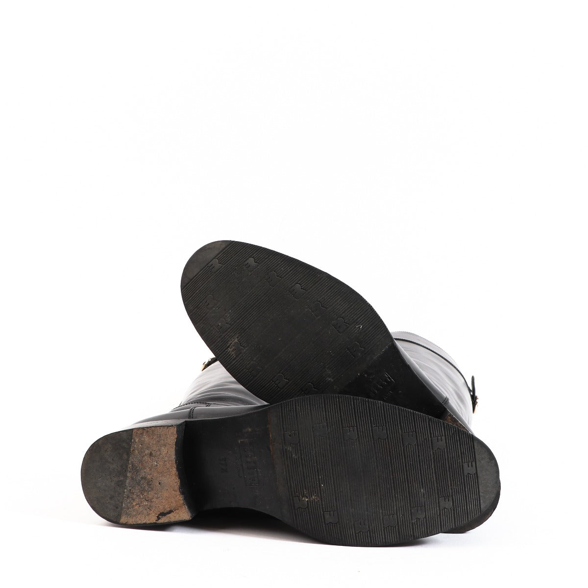 Buy authentic second-hand Fratelli Rossetti Black Leather Boots in Size 37 1/2 in very good condition at Labellov in Antwerp.