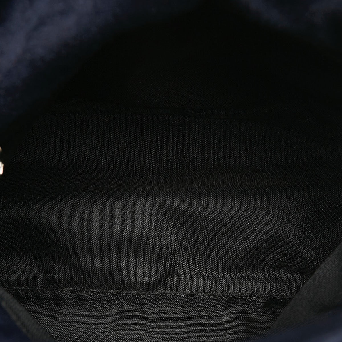 Fendi Navy Blue Suede Mamma Baguette Shoulder Bag