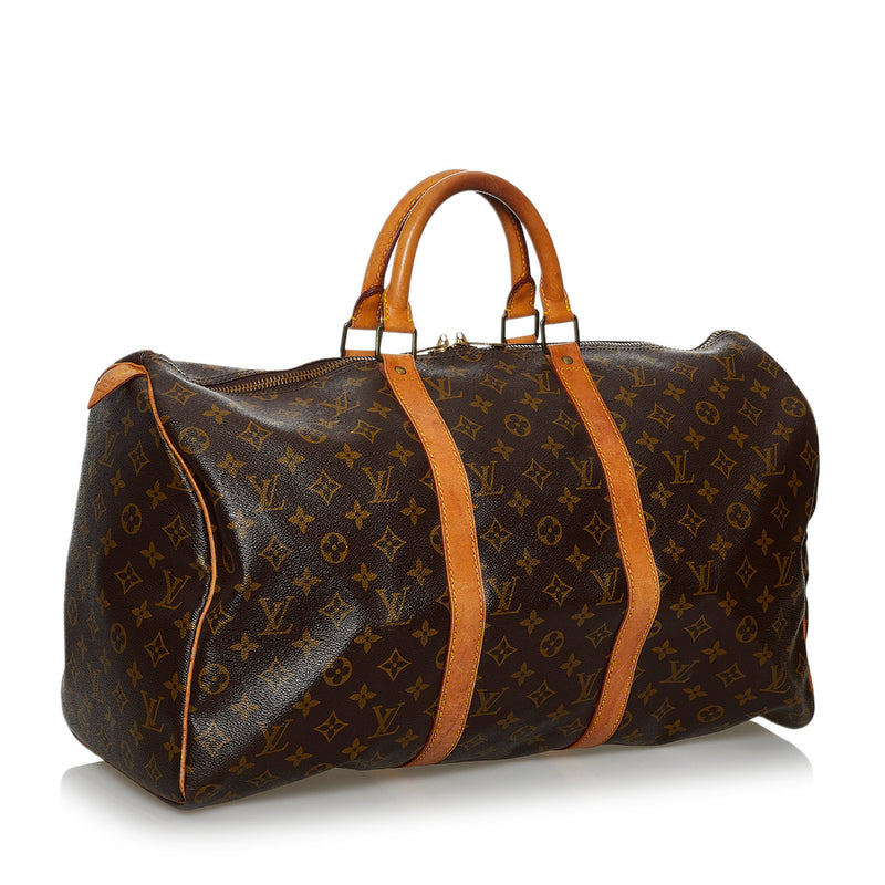 Louis Vuitton Monogram Keepall 50 Weekender Bag