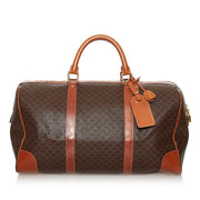 Shop safe online at Labellov in Antwerp this 100% authentic second hand Celine Macadam Canvas Boston Travel Bag