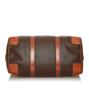 Shop safe online at Labellov in Antwerp this 100% authentic second hand Celine Macadam Canvas Boston Travel Bag