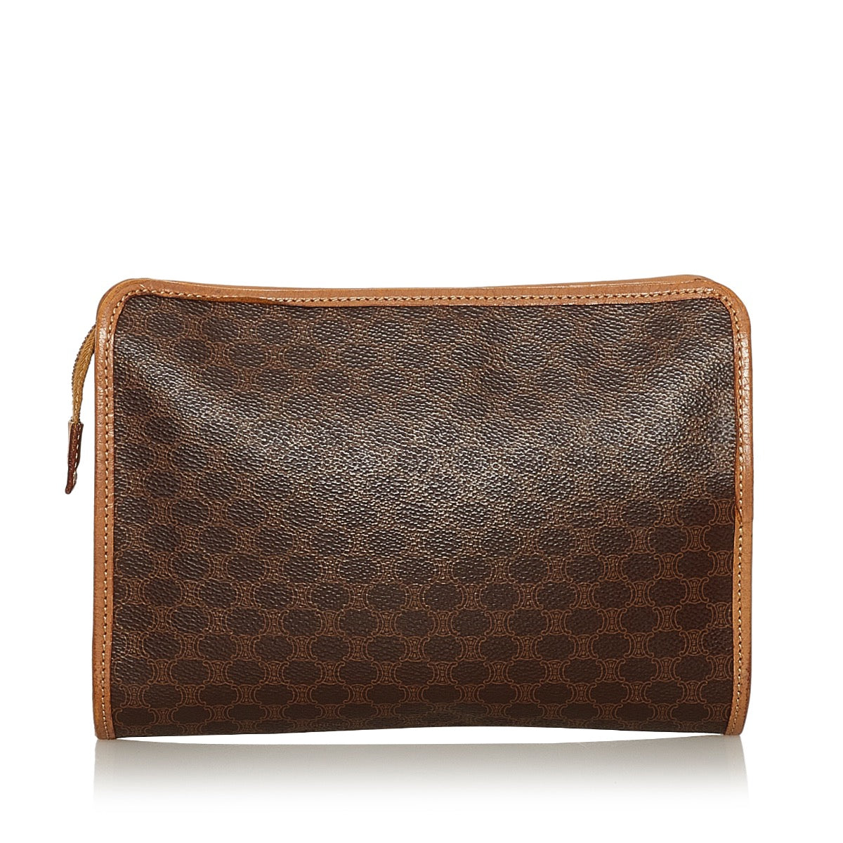 Shop safe online at Labellov in Antwerp this 100% authentic second hand Celine Macadam Canvas Clutch