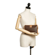 Shop safe online at Labellov in Antwerp this 100% authentic second hand Celine Macadam Canvas Clutch
