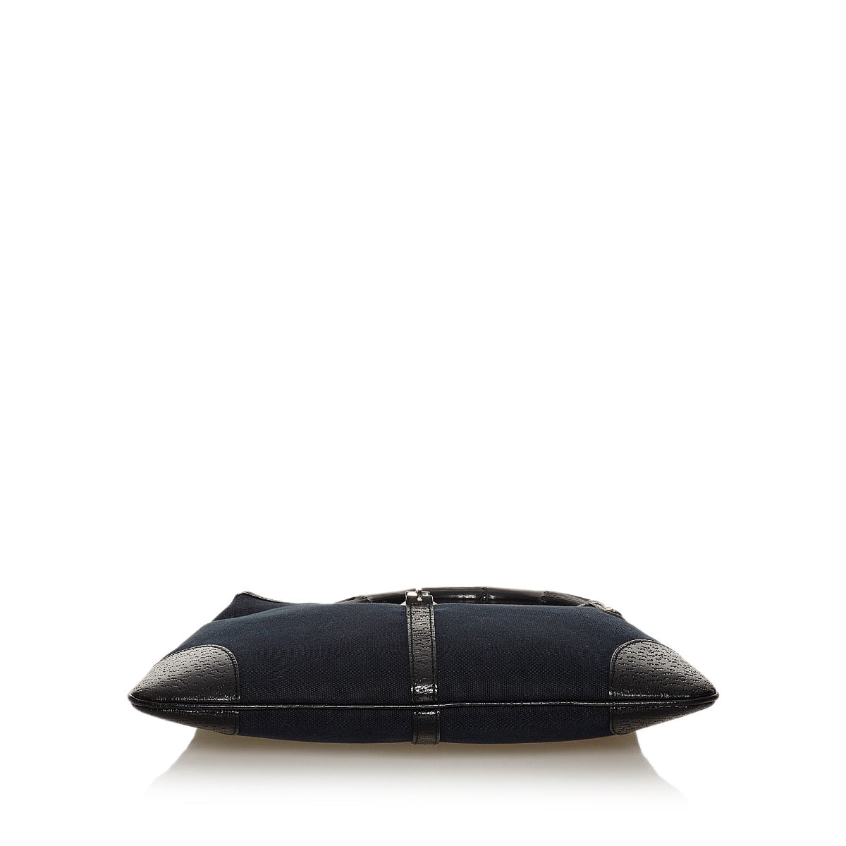 Second hand authentic Gucci 0014060 Black Canvas Bamboo Jackie Shoulder Bag at Labellov