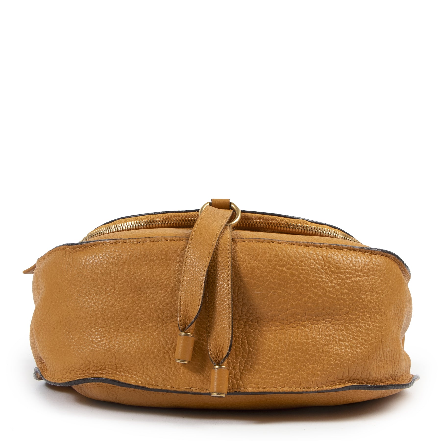 Chloe Ochre Medium Marcie Zip Crossbody Bag