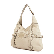 Shop safe online at Labellov in Antwerp, Brussels and Knokke this 100% authentic second hand Gucci Beige Leather 85th Anniversary Hobo Shoulder Bag