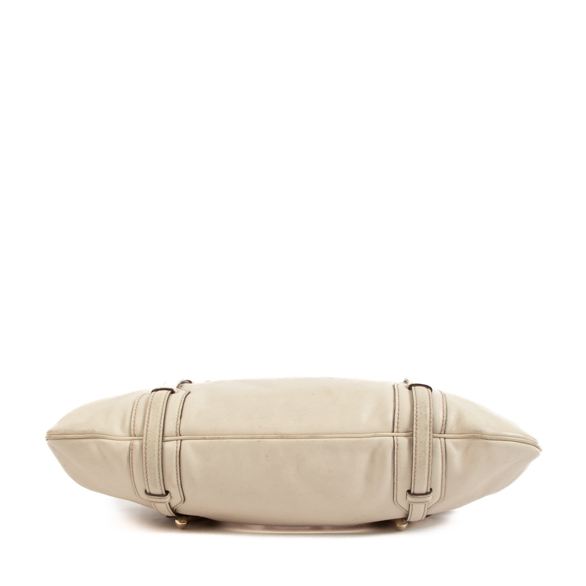 Shop safe online at Labellov in Antwerp, Brussels and Knokke this 100% authentic second hand Gucci Beige Leather 85th Anniversary Hobo Shoulder Bag