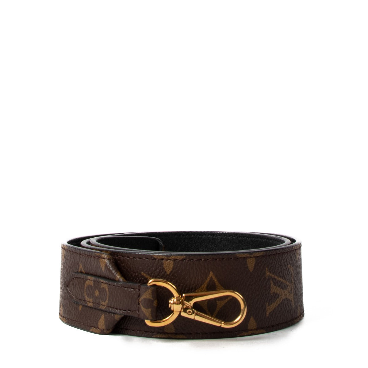 Louis Vuitton Monogram/Black Bandoulière Bag Strap