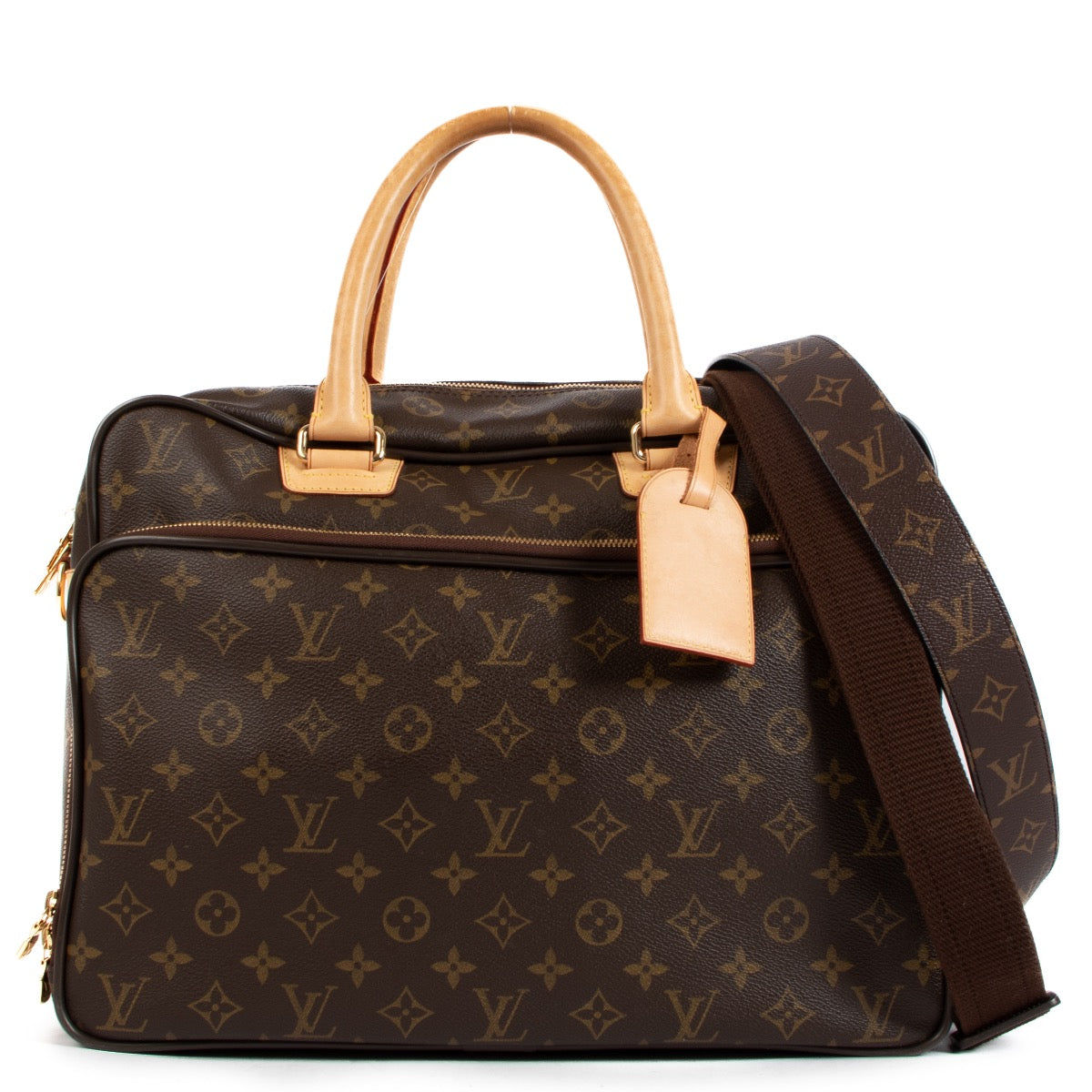 Shop safe online at Labellov in Antwerp, Brussels and Knokke these 100% authentic second hand Louis Vuitton Monogram Canvas Icare Briefcase