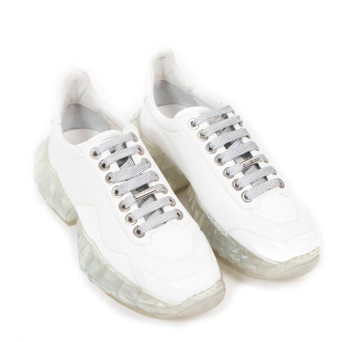 Jimmy Choo White Diamond Sneakers