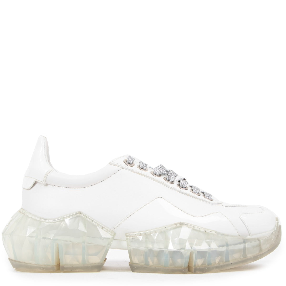 Jimmy Choo White Diamond Sneakers