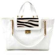 secondhand Jimmy choo white tote bag