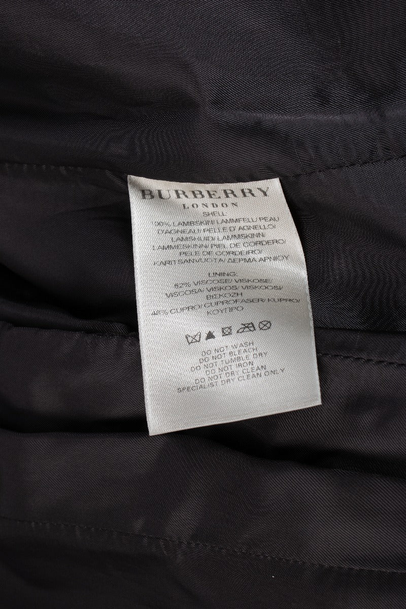 Burberry Black Leather Trench Coat (IT 44) Shop at Labellov.