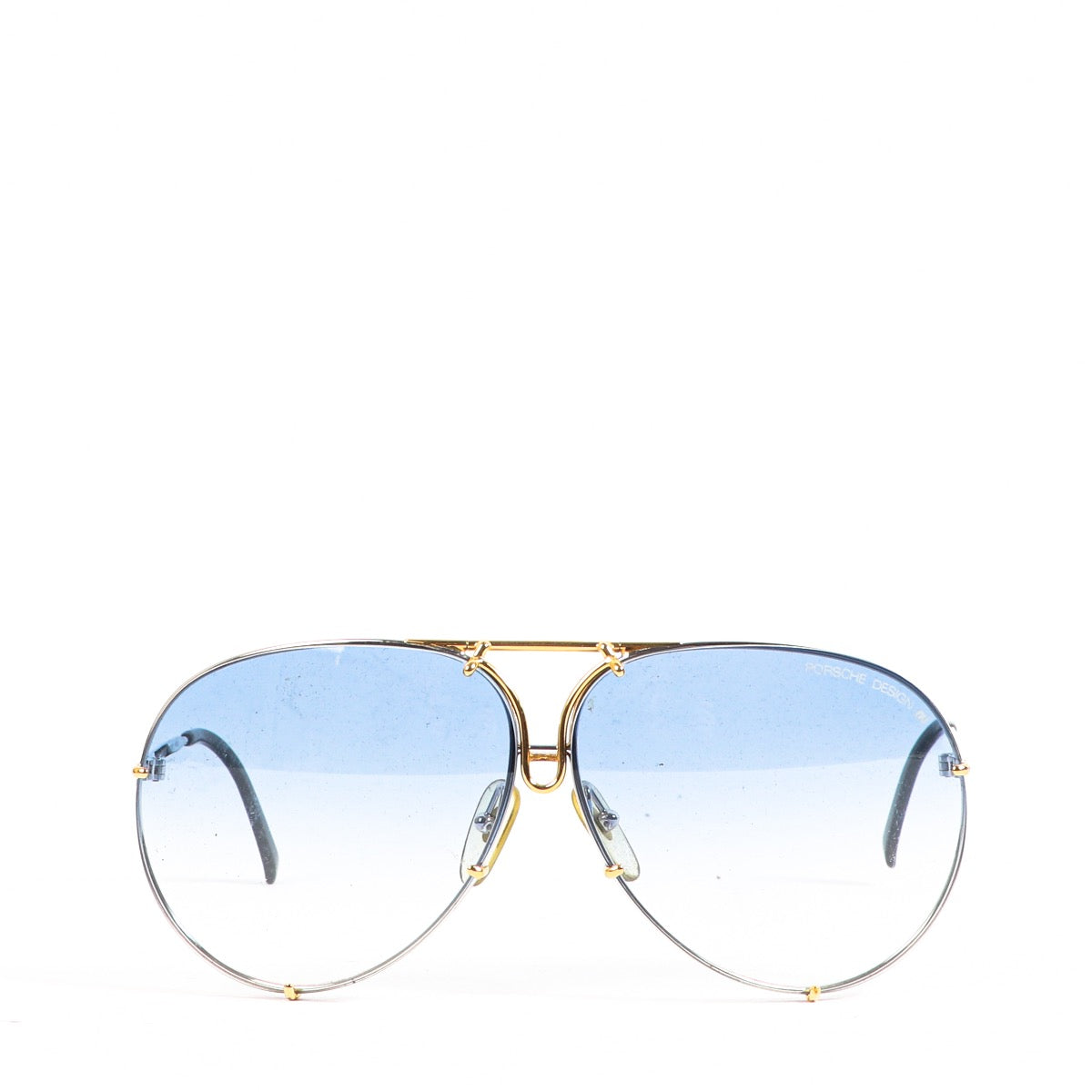 Buy an authentic pair of second hand Porsche Design Carrera Blue Aviator Sunglasses in very good condition at Labellov