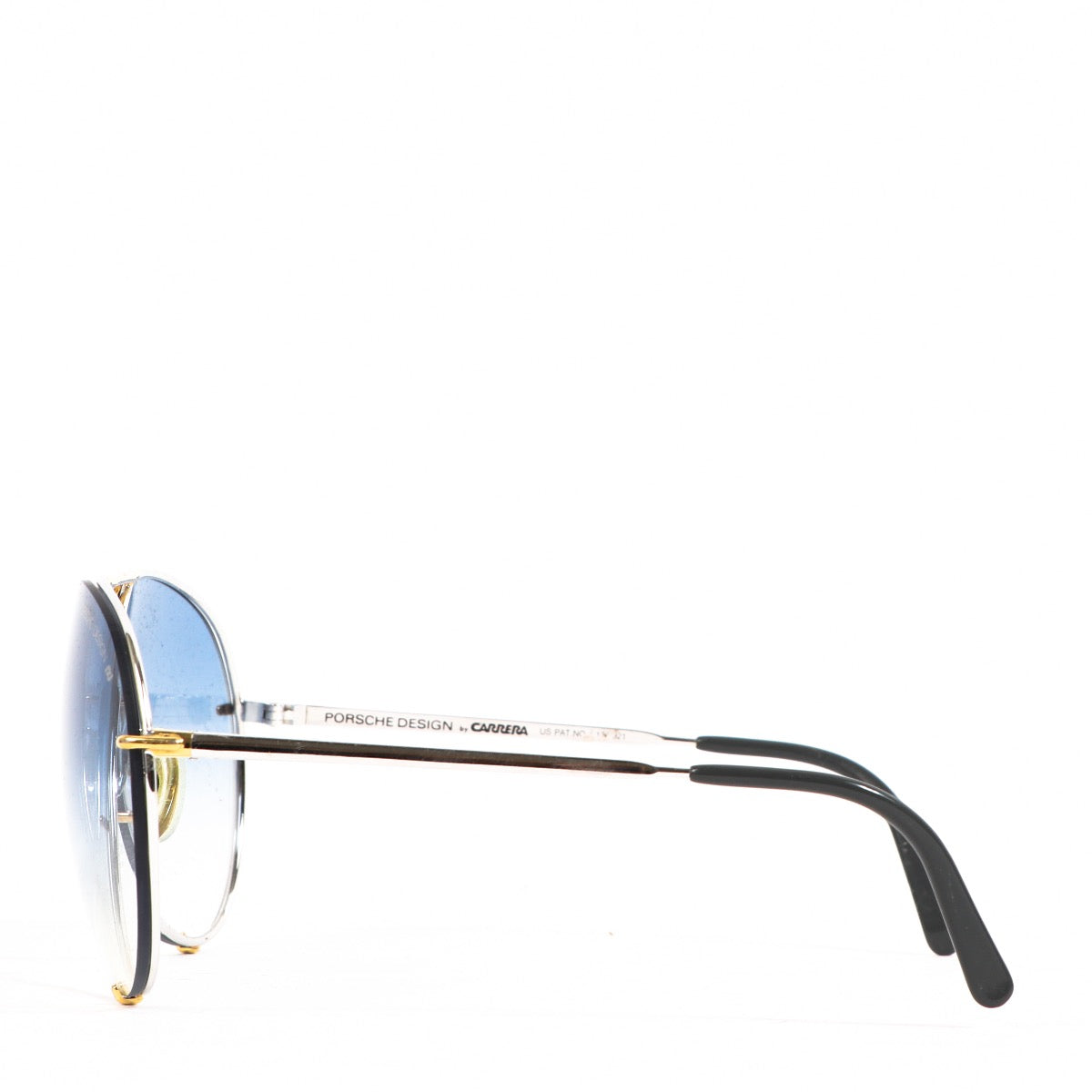 Buy an authentic pair of second hand Porsche Design Carrera Blue Aviator Sunglasses in very good condition at Labellov