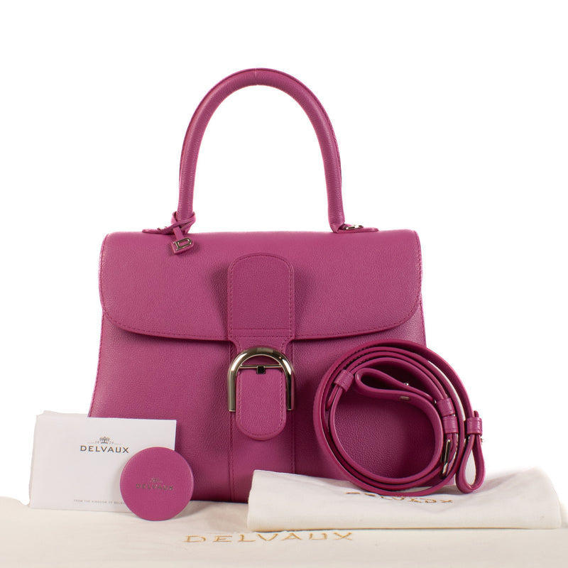 Delvaux Héliotrope Rodeo Calf Brillant MM Bag