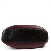 Delvaux Burgundy Leather Chardonnay Crossbody Bag