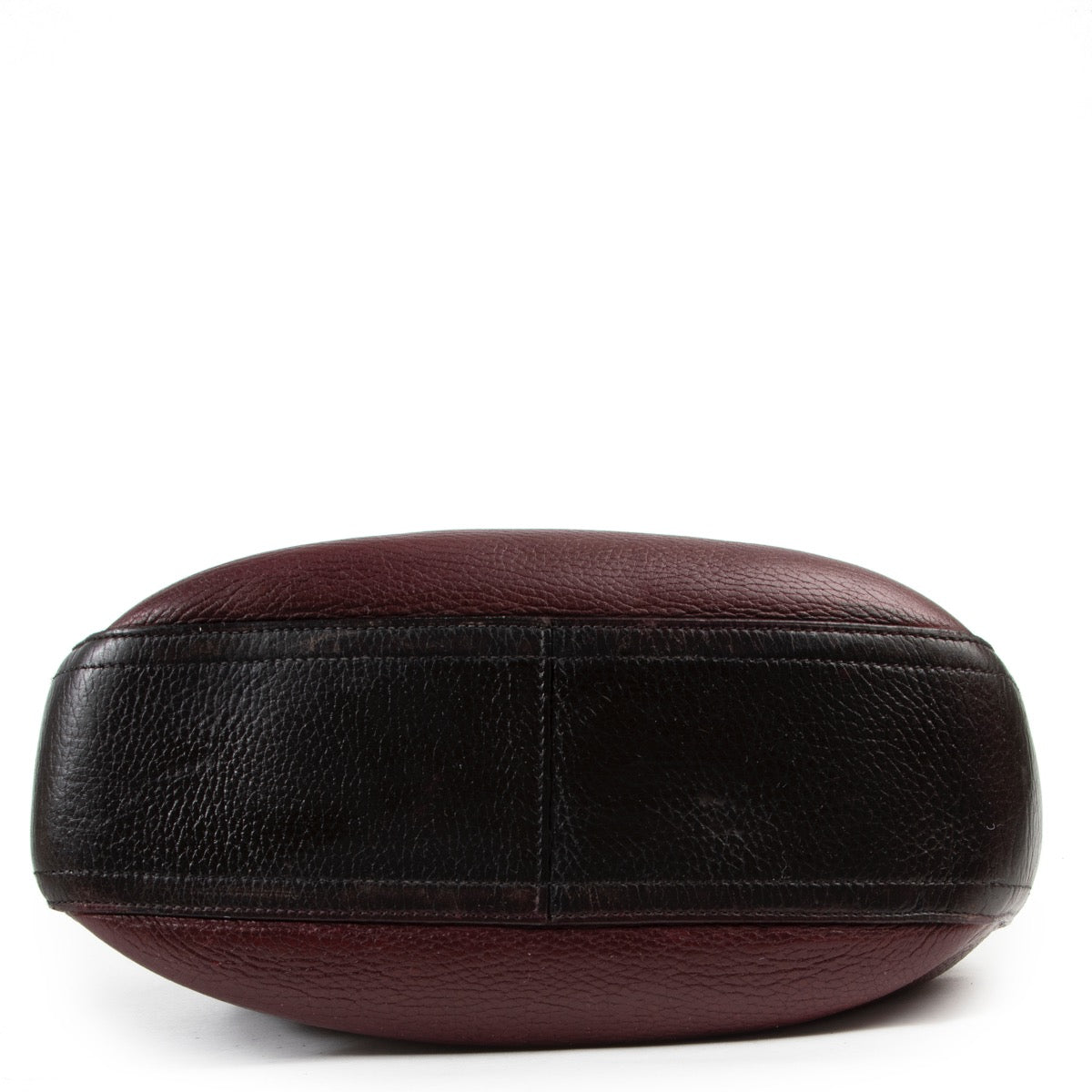 Delvaux Burgundy Leather Chardonnay Crossbody Bag