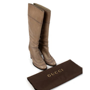 Shop 100% authentic secondhand Gucci Taupe Leather Boots at Labellov.com