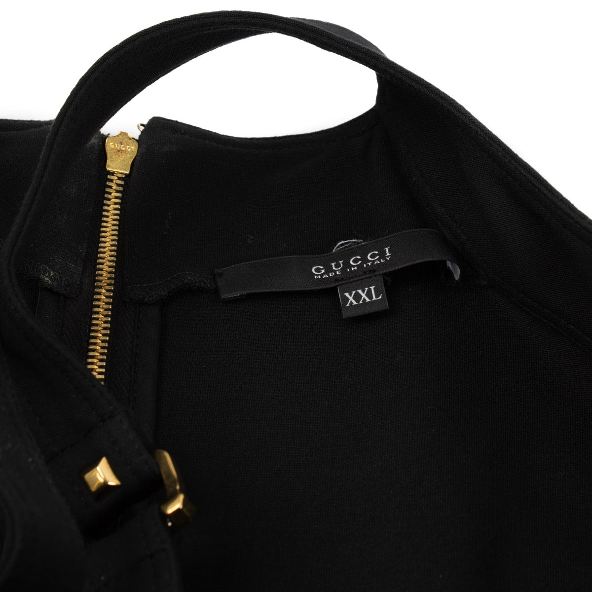 Robe ceinturée Gucci en bambou noir - taille XXL