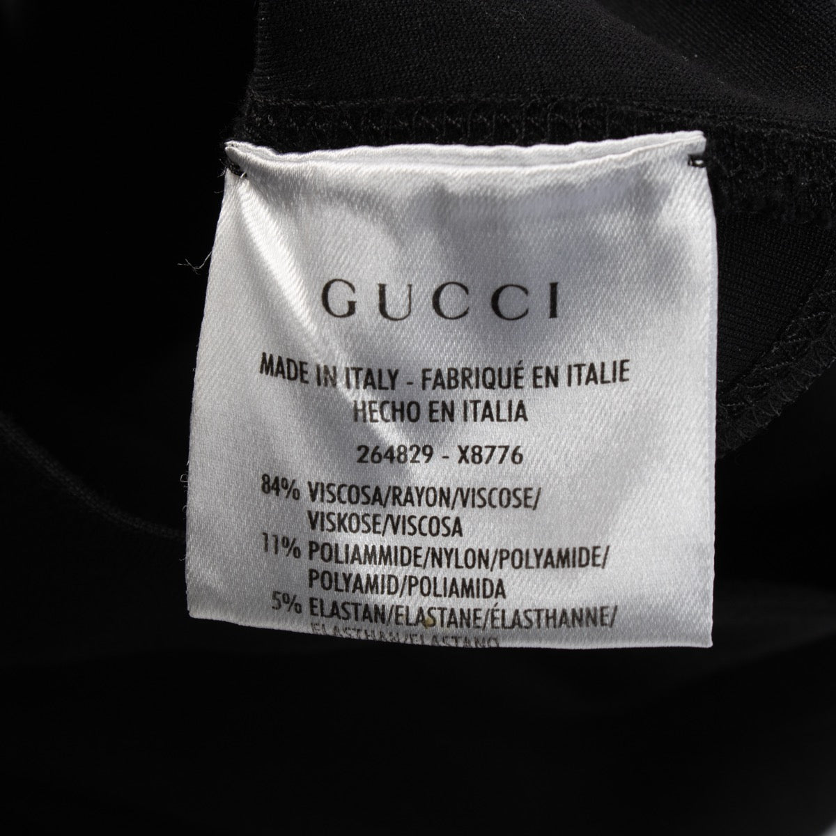 Robe ceinturée Gucci en bambou noir - taille XXL